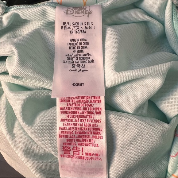 Disney Blue Mickey One Piece Swimsuit Women's S - Picture 7 of 7